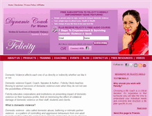 Tablet Screenshot of felicityokolo.com